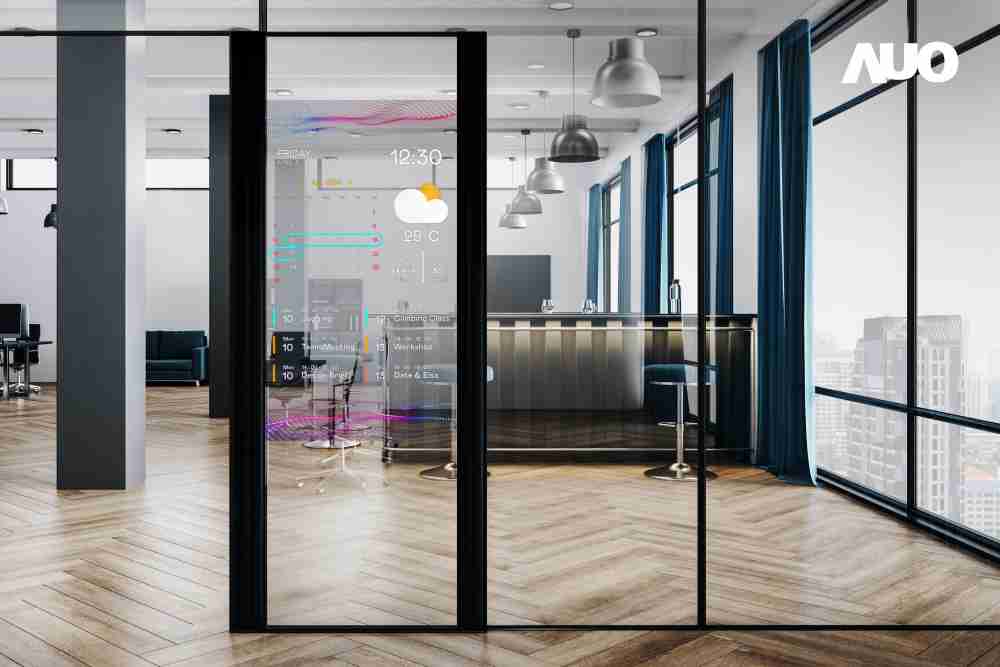 万利致力于研发低能耗之绿色产品，，，如低能耗发光组件Micro LED显示技术，，，具高透明、、、、可无限拼接的特性，，可依需求调整并延伸应用于不同场域，，包括汽车侧窗或家庭玄关、、智慧橱窗、、、、商业展示等