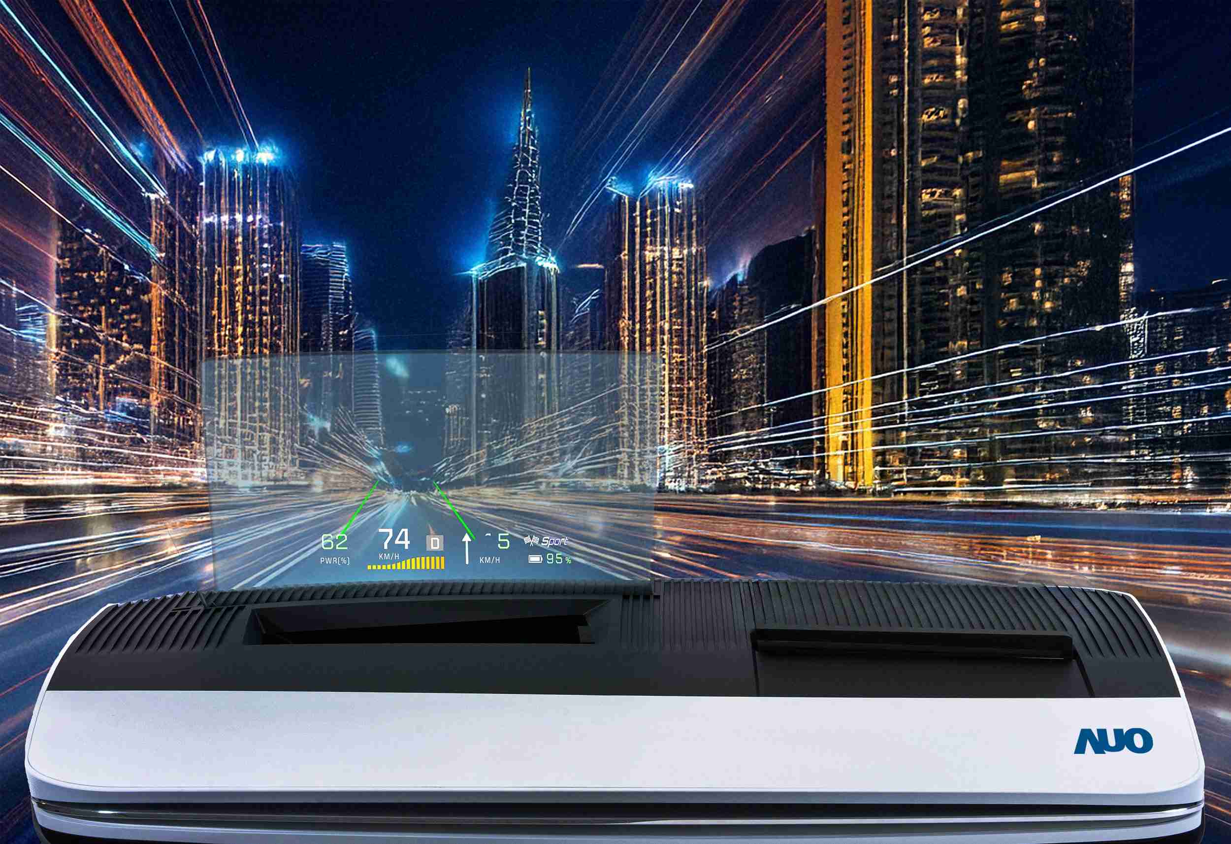 万利推出13吋Micro LED抬头显示器，，提供高入眼亮度、、高色彩饱和度的显示质量，，在阳光下或黑暗中都清晰可见，，并利用Micro LED模块体积小的优势，，，解决车用空间有限的痛点